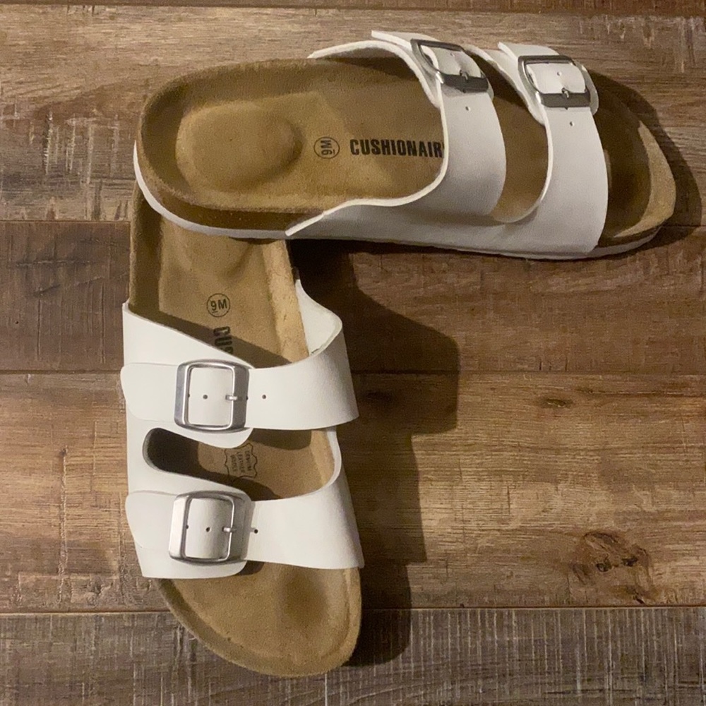 White Faux birks